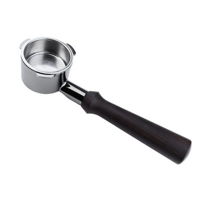 Aparat de cafea de 51 mm Filtru de cafea Coș cu mâner din lemn Design durabil, detașabil, convenabil de curățat