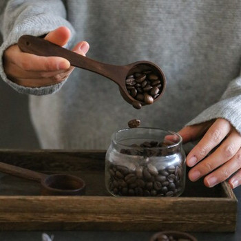 Мерителна лъжица за кафе на зърна Мерителна лъжица за орехи Кафе на прах с дълга дръжка Количествена лъжица 8G10G