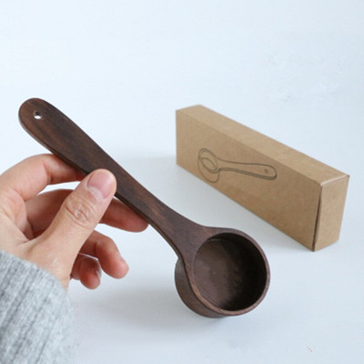 Lingură de măsurat pentru boabe de cafea Lingură de măsurare de nucă Pudră de cafea cu mâner lung Lingură cantitativă 8G10G