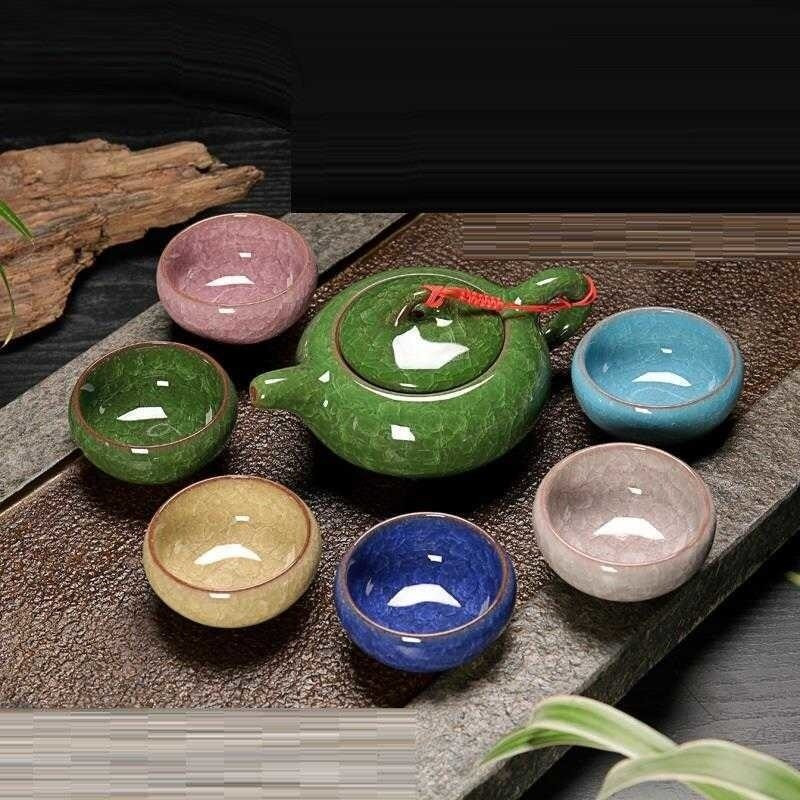 Dekoracija Bedroom Decor Vintage Keukenhulpjes Gongfu Tea Theepot Teapot Dodaci za uređenje doma Kineski Kina Set posuđa