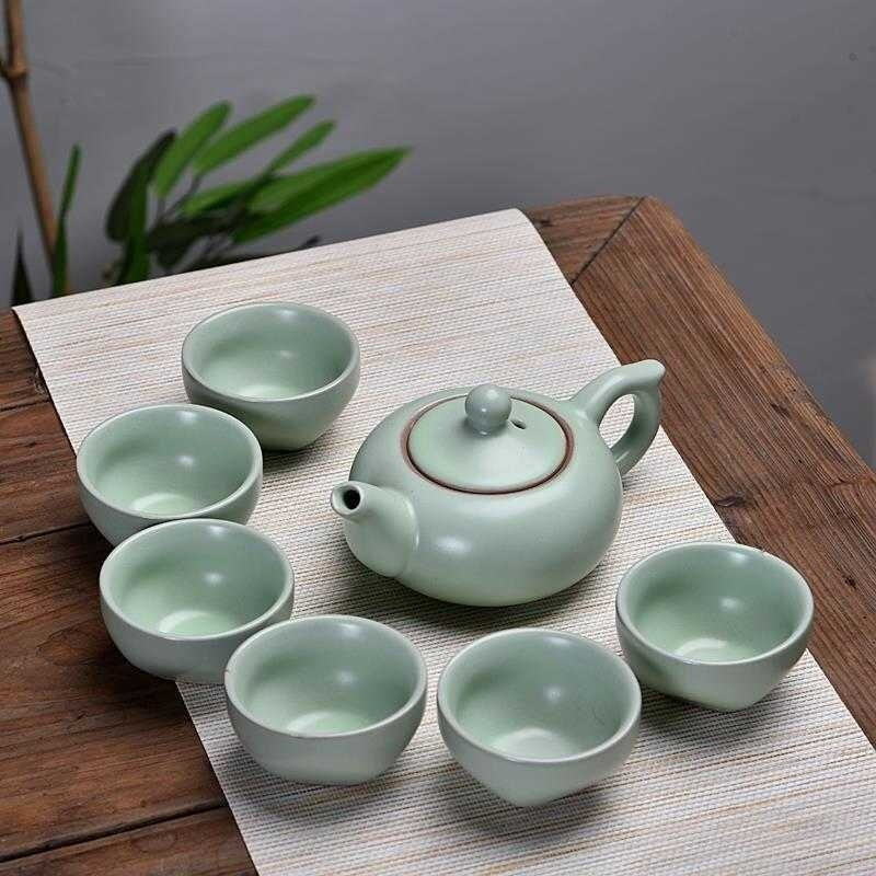 Dekoracija Bedroom Decor Vintage Keukenhulpjes Gongfu Tea Theepot Teapot Dodaci za uređenje doma Kineski Kina Set posuđa