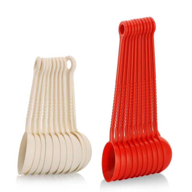 Pp Fructe Pulbere Lingurite Cafea Lingurita de Masurare Maner Lung Condiment Mixing Stick Special Lapte Ceainic Bucatarie 10PC/LOT