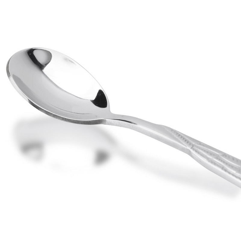 Virtuvinis baras Kavos indai Kavos kaušeliai Nerūdijančio plieno Angel Wing Vakariniai stalo reikmenys Vaisių šakutės Desertinis Kavos šaukštelis 6 vnt/part.