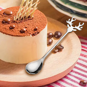 10 bucăți/lot lingurițe de cafea din oțel inoxidabil cu floarea-soarelui pisică drăguță linguri de cafea pentru favoruri de petrecere copii femei cele mai bune prietene cadouri tendințe