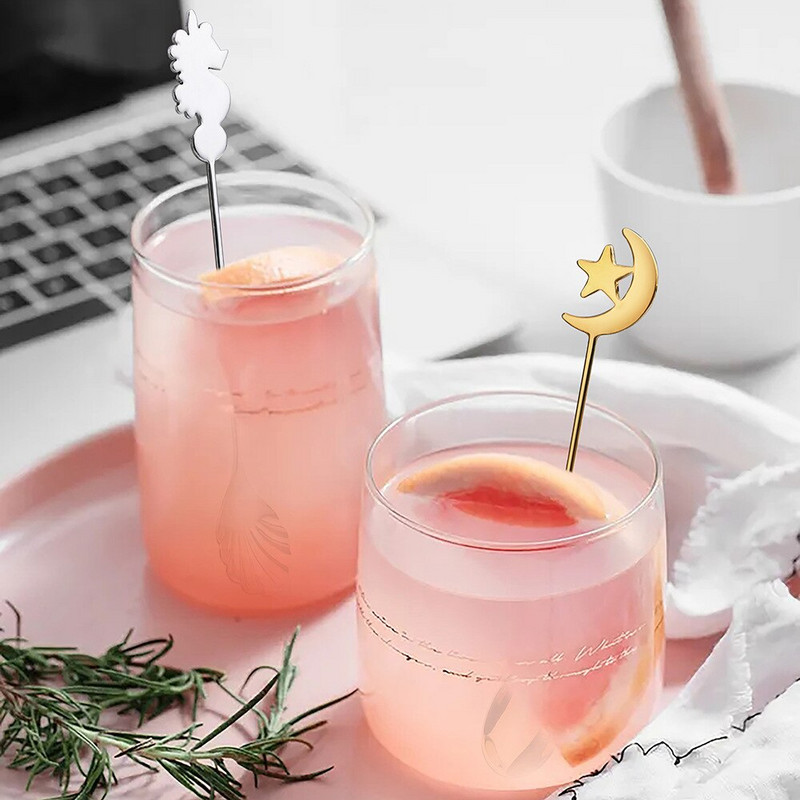 10 bucăți/lot lingurițe de cafea din oțel inoxidabil cu floarea-soarelui pisică drăguță linguri de cafea pentru favoruri de petrecere copii femei cele mai bune prietene cadouri tendințe