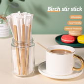 1000/500 kom Bar Kafić Kućna upotreba Mješalica za kavu Vruća hladna konzumacija Jednokratna drvena miješalica za piće Biorazgradivo posuđe
