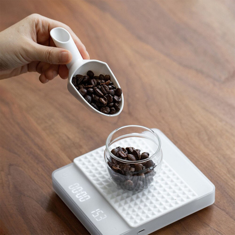 CAFEDE KONA Odmerná lyžica na kávu, 20 g odmerka, kávové zrná, cukor, korenie, kuchynský odmerný nástroj, kávová lyžička, zodpovedajúca séria