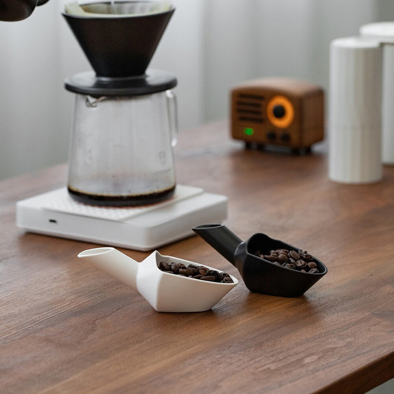 CAFEDE KONA Odmerná lyžica na kávu, 20 g odmerka, kávové zrná, cukor, korenie, kuchynský odmerný nástroj, kávová lyžička, zodpovedajúca séria