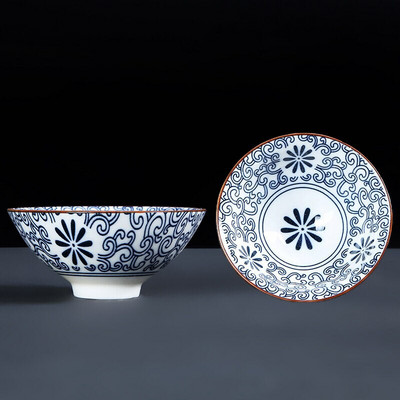 1 ks retro modrobiele porcelánové kornútkové šálky na čaj, ručne maľované keramické misky na čaj, cestovné šálky, sady čajových šálok