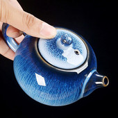 Vynikajúca čajová kanvica s hviezdicovou glazúrou 250 ml keramická kung-fu čajová kanvica, čajová súprava, porcelánová čajová kanvica, tradičná čínska čajová súprava