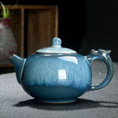 Vynikajúca čajová kanvica s hviezdicovou glazúrou 250 ml keramická kung-fu čajová kanvica, čajová súprava, porcelánová čajová kanvica, tradičná čínska čajová súprava