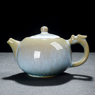 Ceainic cu glazură cu stele rafinat, 250 ml, ceainic Kung Fu din ceramică, ceainic ceainic, ceainic din porțelan, seturi de ceaiuri tradiționale chinezești