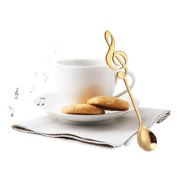 7 бр. Персонални нотни бележки Комплект чаени лъжички Творчески десертни лъжички Кафени лъжици Сервизи за ежедневна употреба Кухня за сватбени партита
