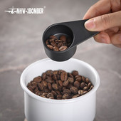 Nerezová oceľová odmerka na kávové zrná, malá prenosná lyžička na espresso, elegantné kuchynské doplnky do kaviarne, náradie pre baristov