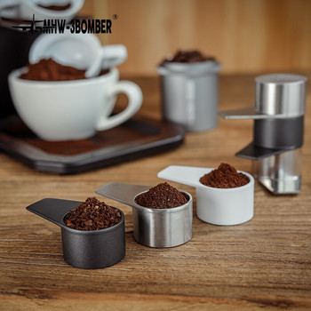 Ανοξείδωτο ατσάλι μεζούρα για κόκκους καφέ Μικρό φορητό κουτάλι σε σκόνη εσπρέσο Chic Cafe Αξεσουάρ Κουζίνας Barista Tools
