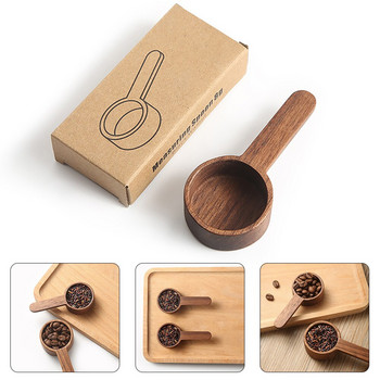 Домашен комплект дървени мерителни лъжици Кухненски мерителни лъжици Чай Кафе Ложичка Захар Подправка Мярка Лъжица Мерителни инструменти за готвене
