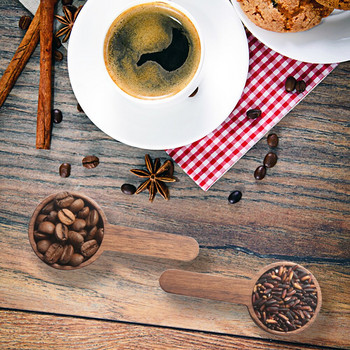Домашен комплект дървени мерителни лъжици Кухненски мерителни лъжици Чай Кафе Ложичка Захар Подправка Мярка Лъжица Мерителни инструменти за готвене