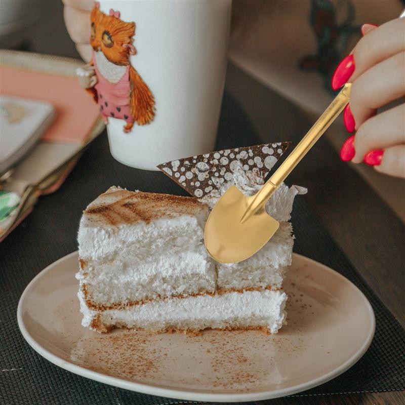 Lyžička Lyžičky Espresso Čajová lyžička Naberačka Káva Vintage Čaj Miešanie Retro Dezert Zmrzlina Kovový tvar Dekoratívny Bujón Korenie