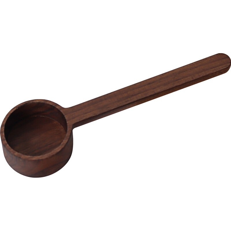 Lingurita de cafea nuc lingura de masurat grame de fag praf de masurare lingura din lemn masiv lingura scurta de uz casnic retro 8g10g.