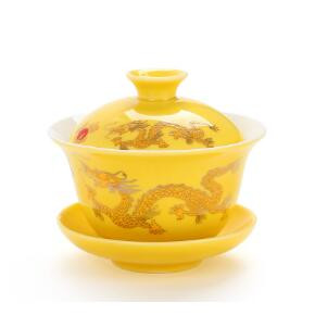 Keramický čajový riad Gaiwan, veľká miska gai wan z bieleho porcelánu, šálka Zisha, kung-fu šálka, ručne maľovaná miska na čaj, čajová súprava, tepelne odolná