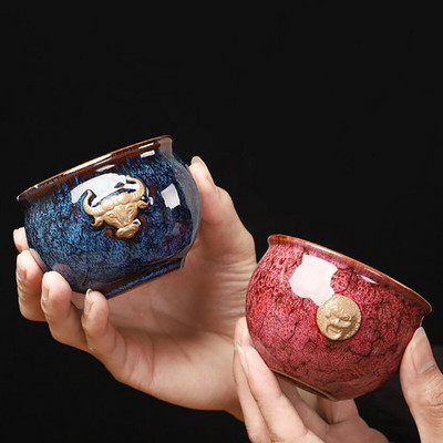 Bol de ceai din ceramică 200 ml. Set de ceai Kung Fu.
