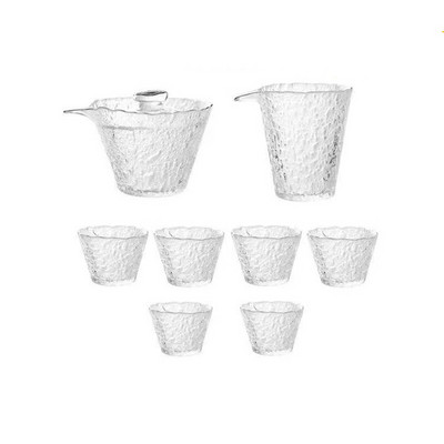 Aukštos kokybės plaktukas stiklinis arbatos rinkinys Japoniškas arbatinukas Kinų Kung Fu arbatos ceremonijos puodeliai Kavos puodeliai Stiklinis puodelis Gaiwan Arbatos puodas