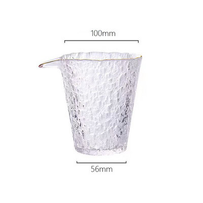 Aukštos kokybės plaktukas stiklinis arbatos rinkinys Japoniškas arbatinukas Kinų Kung Fu arbatos ceremonijos puodeliai Kavos puodeliai Stiklinis puodelis Gaiwan Arbatos puodas