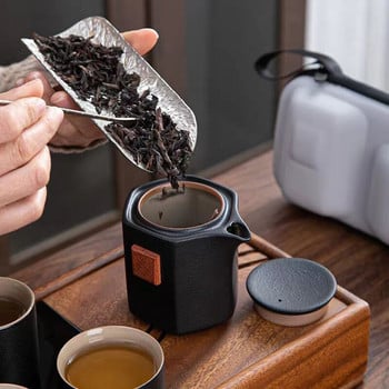 Експресна чаша Комплект за чай за пътуване Преносим комплект за чай Kung Fu Стъклен чайник Чайник Керамични чаши и чаши Чайници Самовар Чайници Shu Puer