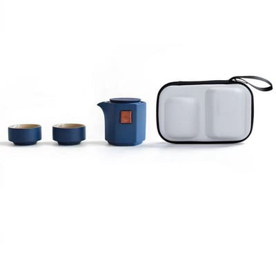 Express Cup utazási teáskészlet Hordozható Kung Fu teáskészlet Üveg teáskanna teáskanna Kerámia csészék és bögrék Samovar Vízforraló Teáskészlet Shu Puer