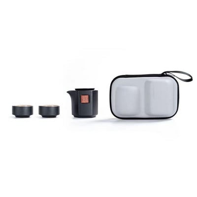 Express Cup utazási teáskészlet Hordozható Kung Fu teáskészlet Üveg teáskanna teáskanna Kerámia csészék és bögrék Samovar Vízforraló Teáskészlet Shu Puer