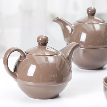 Керамичен сервиз за чай в японски стил Домакински филтър Мини кунгфу черен чай Пътуване Единична тенджера и чаша Комплект за чай Безплатна доставка