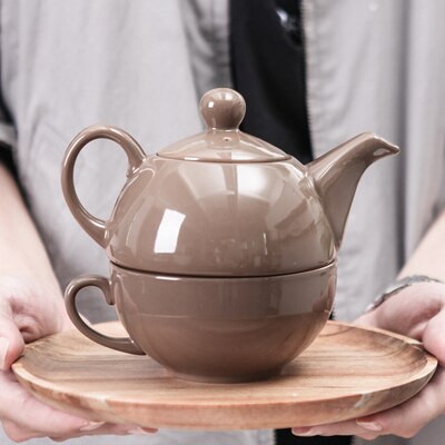 Japoniško stiliaus keraminis arbatos rinkinys buitinis filtras mini Kungfu juodosios arbatos kelioninis vieno puodo ir puodelio arbatos rinkinys Nemokamas pristatymas