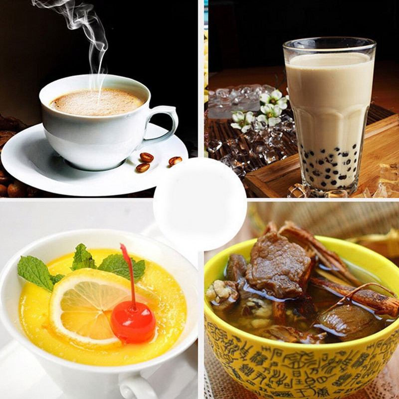 10db/készlet kávéskanál Kerek alakú rozsdamentes acél mini teáskanál cukor desszert kanál fagylalt leves kanál konyhai kiegészítők