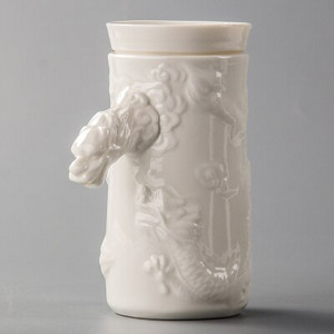 Kerámia teaszűrő Kezdőlap Fehér porcelán csúszóhálós teáskészlet Tartozékok Dombornyomott tea Minden Kung Fu Fekete tea Da Hong Pao teáskészlet