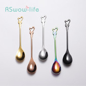 4db/készlet 304 Rozsdamentes acél kávékeverő kanál Agapanthus kanál ajándékdoboz Esküvői ajándék kanál szett Konyhai kütyük