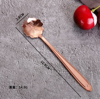 Minunate linguri de gheață cu flori curcubeu din oțel inoxidabil 410, cu oglindă, amestecare, amestecare, băutură, înghețată, desert, lingură de ceai