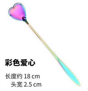 Kiváló minőségű rozsdamentes acél hosszú nyelű virág kávéskanál fagylalt desszert teáskanál konyhai kiegészítőkhöz