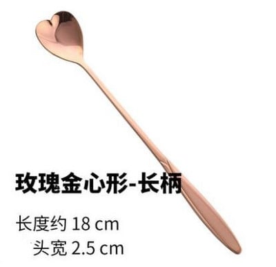 Kiváló minőségű rozsdamentes acél hosszú nyelű virág kávéskanál fagylalt desszert teáskanál konyhai kiegészítőkhöz