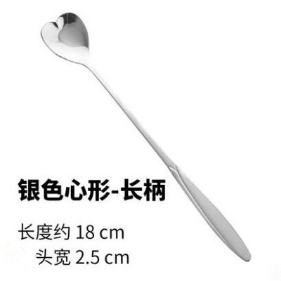 Kiváló minőségű rozsdamentes acél hosszú nyelű virág kávéskanál fagylalt desszert teáskanál konyhai kiegészítőkhöz