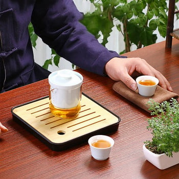 Φορητό κεραμικό σετ τσαγιού Γυάλινο σετ τσαγιού Kung Fu Teapot Traveler Teaware with Bag Teaset Gaiwan Φλιτζάνια τσαγιού Τελετή τσαγιού
