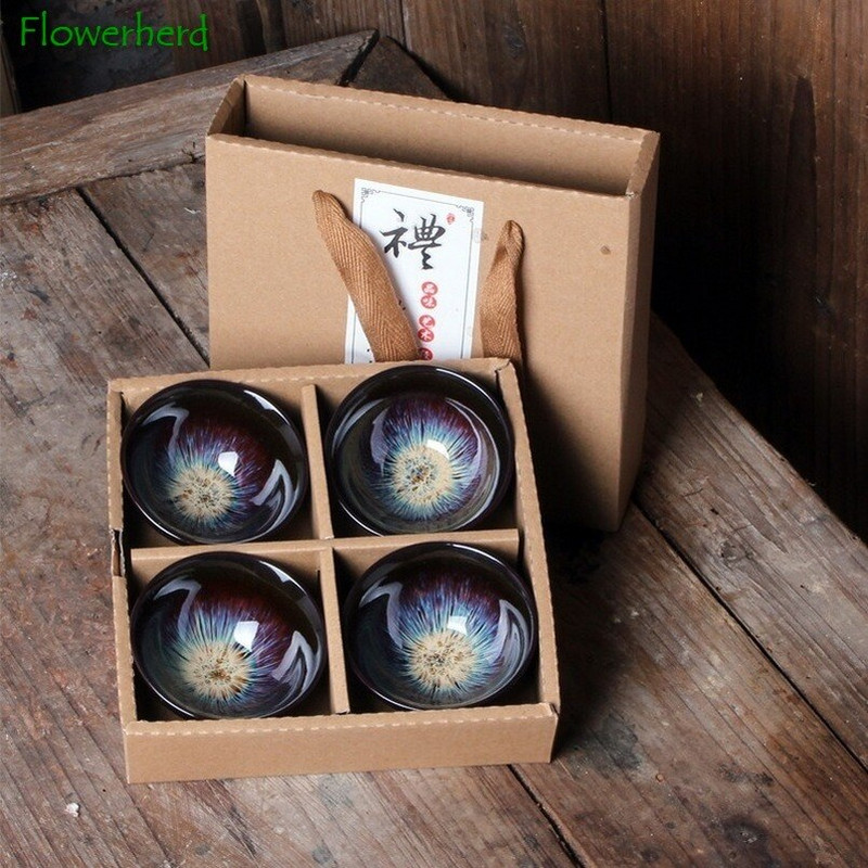 Teáskészletek Kerámia porcelán teáscsésze tál teásedény étkészlet Homok Arany Glaze Mesterkalap teáscsésze Kung Fu teáscsésze készlet