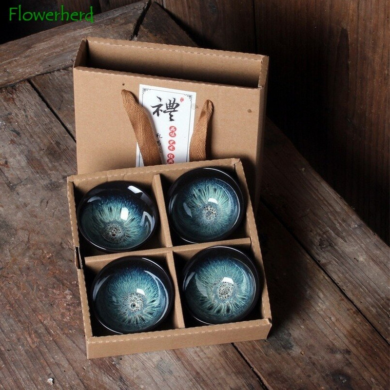 Teáskészletek Kerámia porcelán teáscsésze tál teásedény étkészlet Homok Arany Glaze Mesterkalap teáscsésze Kung Fu teáscsésze készlet