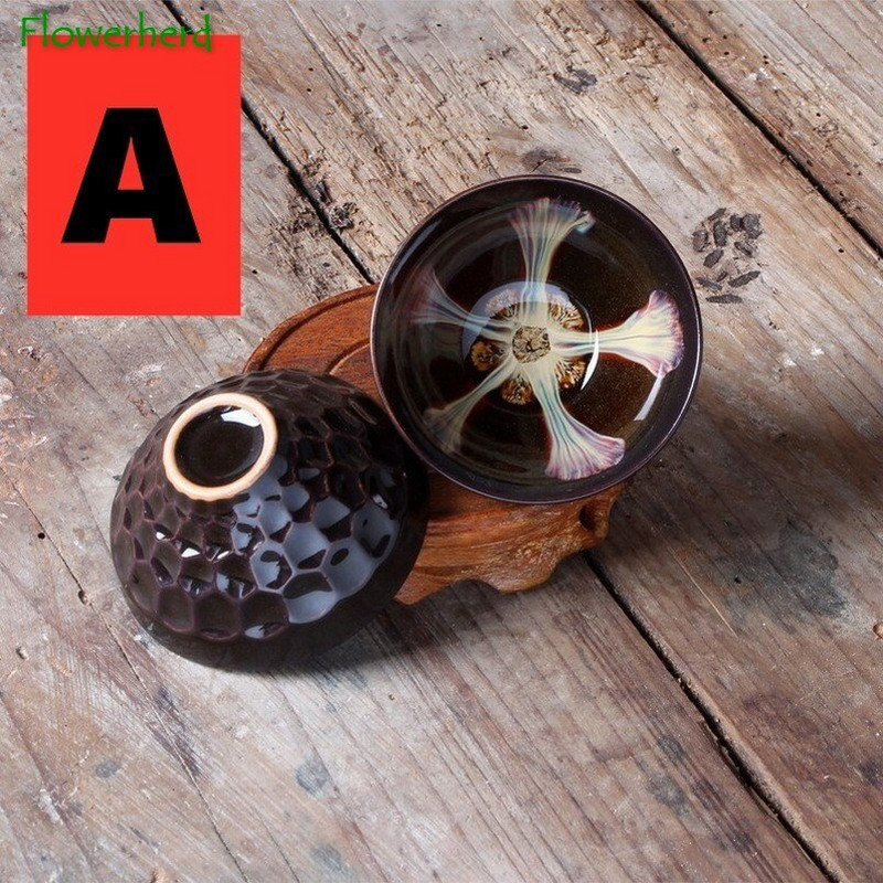 Teáskészletek Kerámia porcelán teáscsésze tál teásedény étkészlet Homok Arany Glaze Mesterkalap teáscsésze Kung Fu teáscsésze készlet