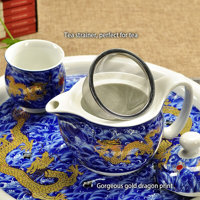 Set de ceai din ceramică chinezească Kung Fu, porțelan, ceainic, ceainic, ceainic, ceainic, ceainic, ceainic Kungfu, ceainic Puer Oolong, ceainic