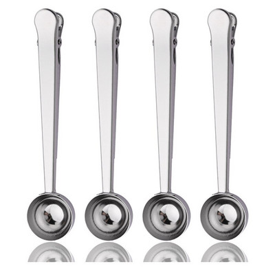 2 u 1 Žličica za kavu od nehrđajućeg čelika Kuhinjska lopatica za kavu Mljevena mjerna žlica s dugom ručkom za čaj Mlijeko u prahu Instant napitci