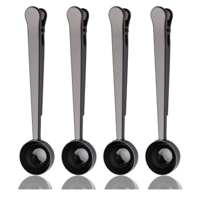 2 u 1 Žličica za kavu od nehrđajućeg čelika Kuhinjska lopatica za kavu Mljevena mjerna žlica s dugom ručkom za čaj Mlijeko u prahu Instant napitci