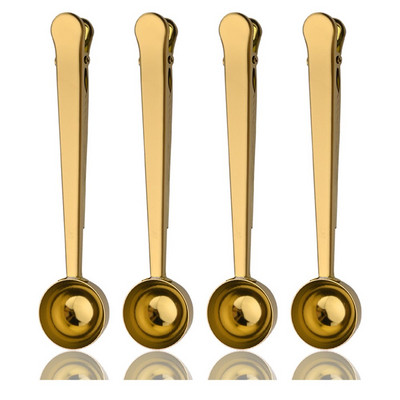 2 u 1 Žličica za kavu od nehrđajućeg čelika Kuhinjska lopatica za kavu Mljevena mjerna žlica s dugom ručkom za čaj Mlijeko u prahu Instant napitci