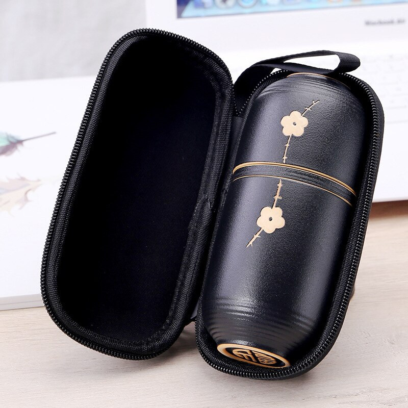 Koncentrična šalica Prijenosni pribor za čaj Keramički kung fu putni set za čaj Šalica u japanskom stilu Čajnik na otvorenom Ceremonija kuhalo za vodu