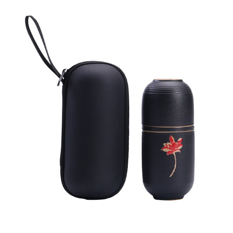 Koncentrična šalica Prijenosni pribor za čaj Keramički kung fu putni set za čaj Šalica u japanskom stilu Čajnik na otvorenom Ceremonija kuhalo za vodu