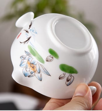 Kung fu gaiwan чайник чаша за чай Пътуващ комплект за чай Включва 1 тенджера 2 чаши личен офис пътуване преносима чанта за чай Безплатна доставка